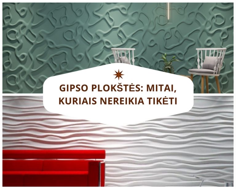 gipso plokstes